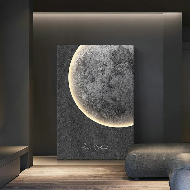 Luminus Sandstone Moon Wall Art