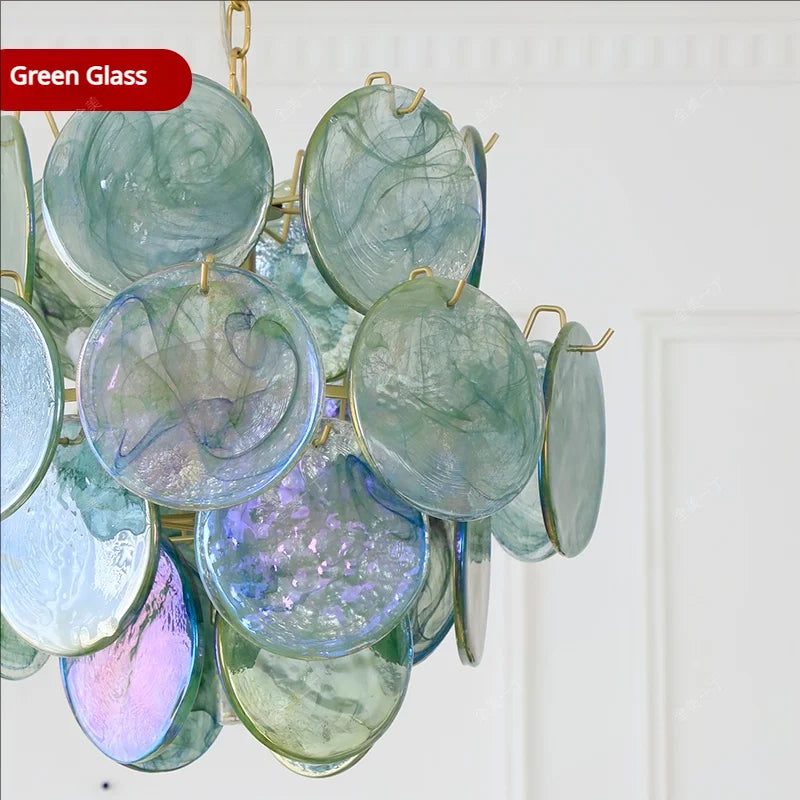 Aurora Opaline Cascade Chandelier