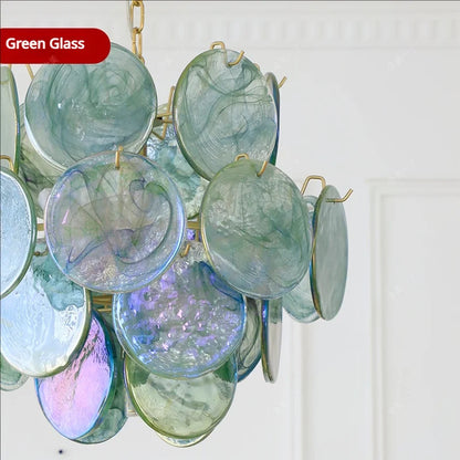 Aurora Opaline Cascade Chandelier