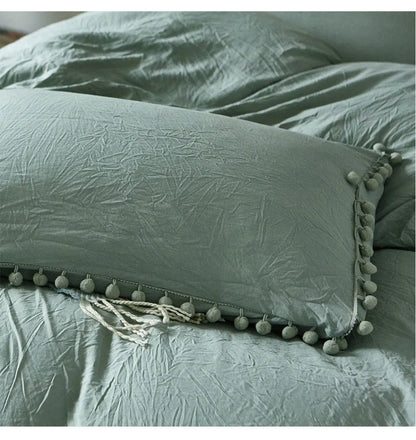 Pom-Pom Cloudscape Duvet Set