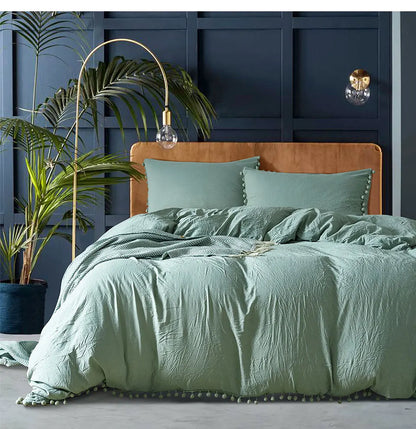 Pom-Pom Cloudscape Duvet Set