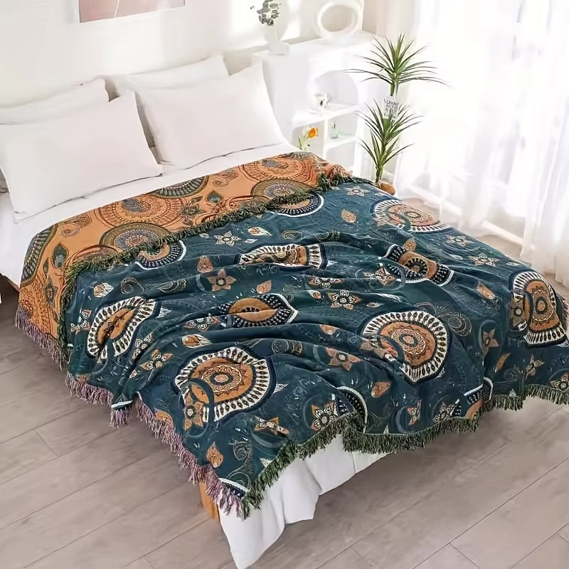 Celestial Harmony Tapestry Blanket