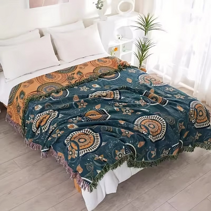 Celestial Harmony Tapestry Blanket