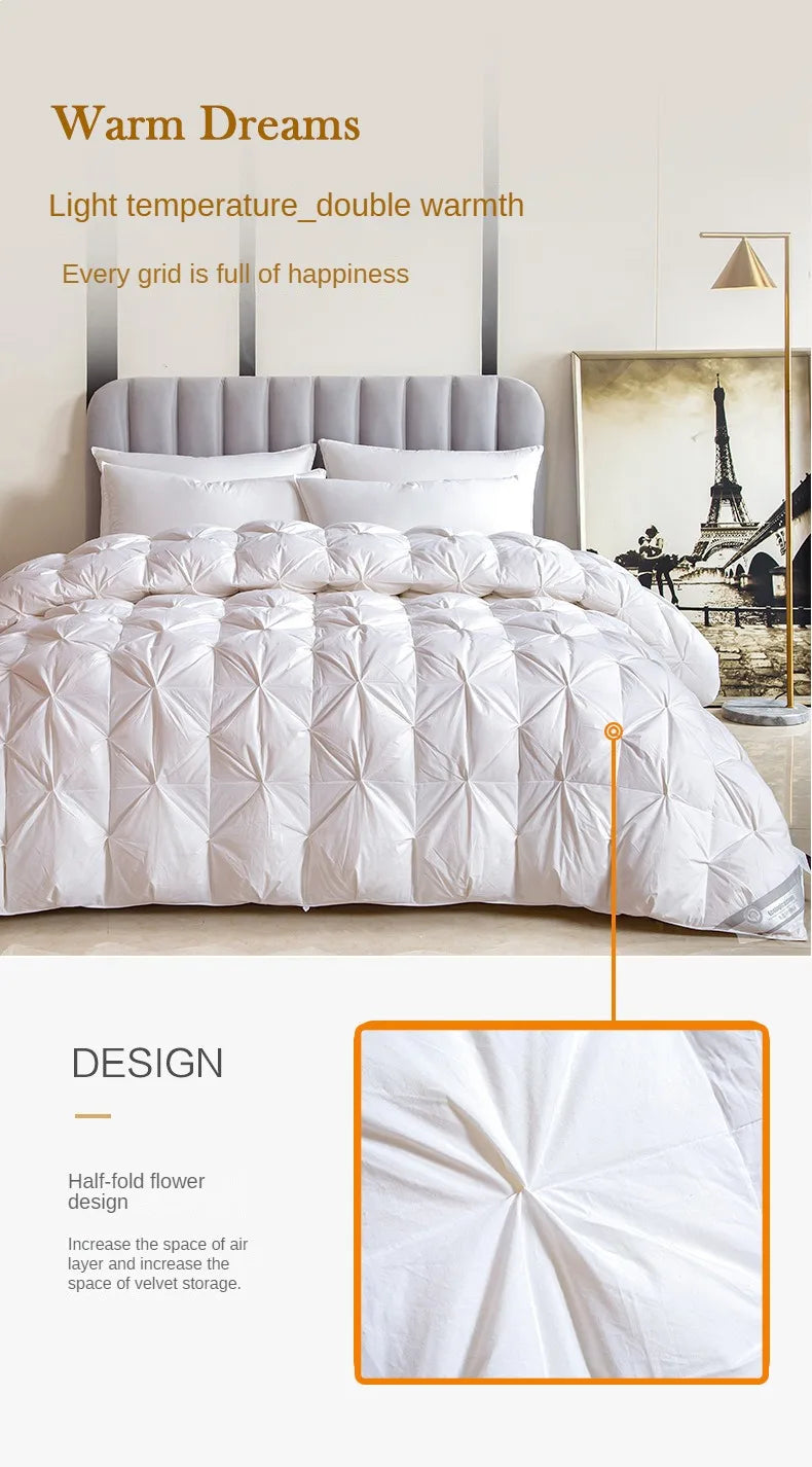 CALORA Temperature-Controlled Goose Down Quilt