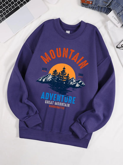 The Sunset Scenery In The Forest Sweatshirt