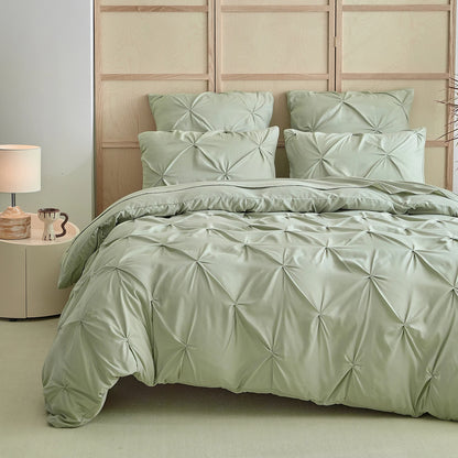 Athena Lux Pinch Pleat Comforter Set