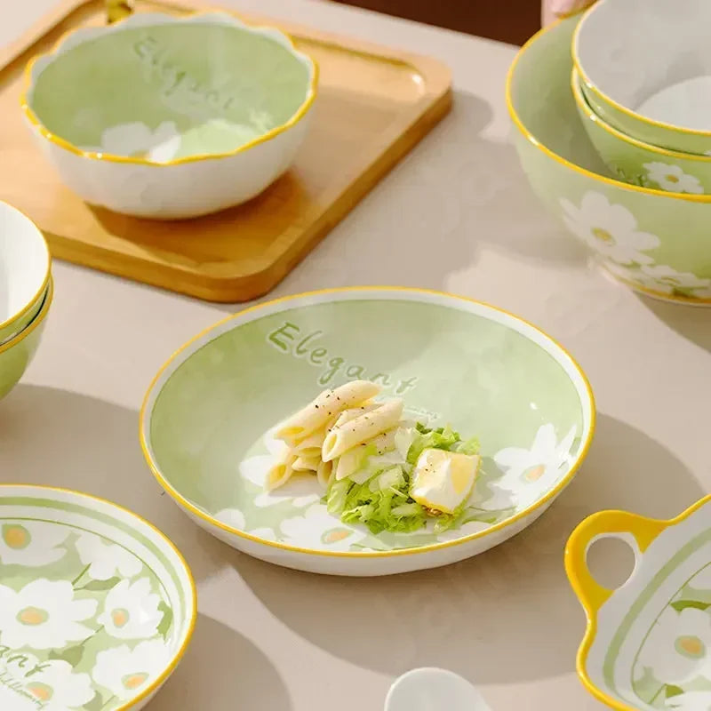 Pastoral Style Dinner Plates