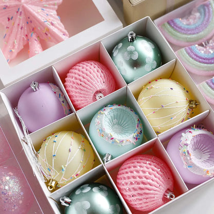 Pastel Dream Christmas Ornaments