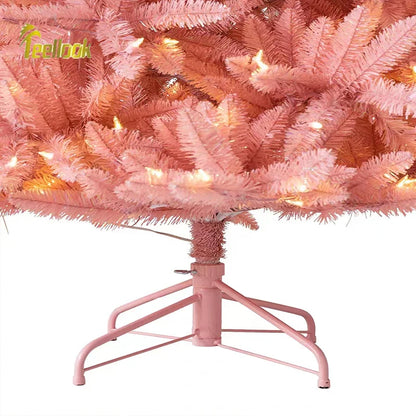 Pink Frost Christmas Tree