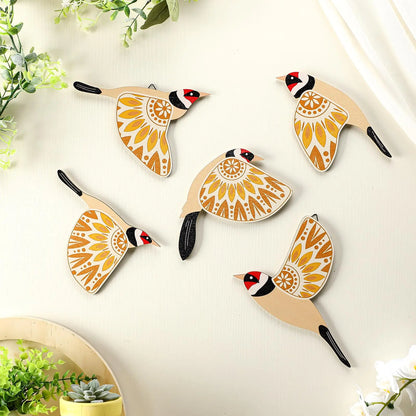 Spirit Birds of Harmony Wall Art (5pcs)