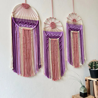 Ray of Serenity Purple Macramé