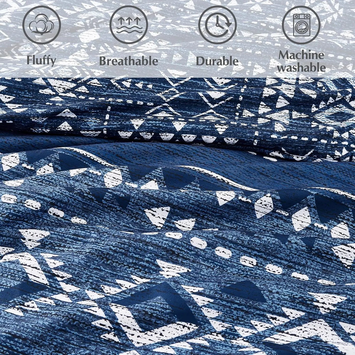 Midnight Navajo 7-Piece Queen Comforter Set