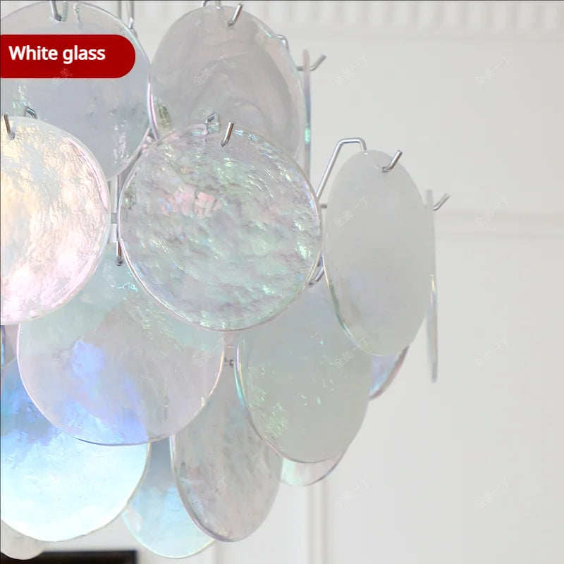 Aurora Opaline Cascade Chandelier