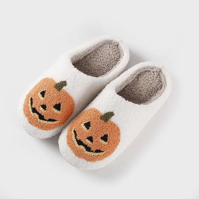 Pumpkin Halloween Slippers
