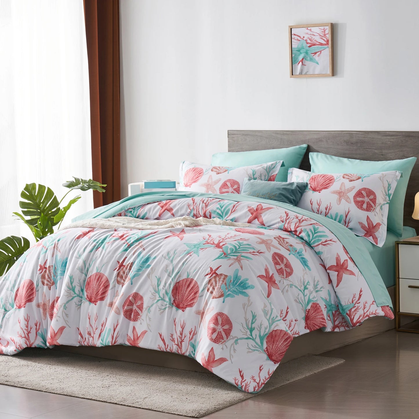 Coral Tide Starfish Bedding Set