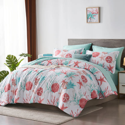 Coral Tide Starfish Bedding Set