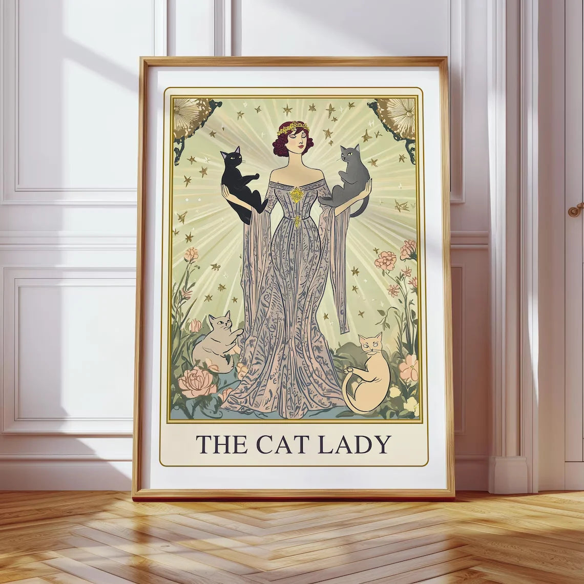 The Cat Lady Tarot Wall Art