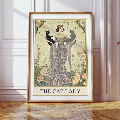 The Cat Lady Tarot Wall Art