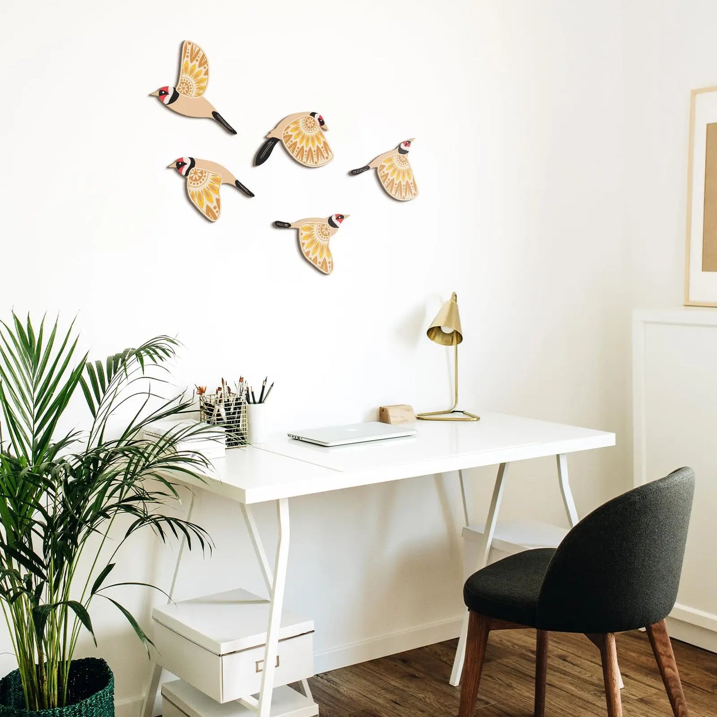 Spirit Birds of Harmony Wall Art (5pcs)