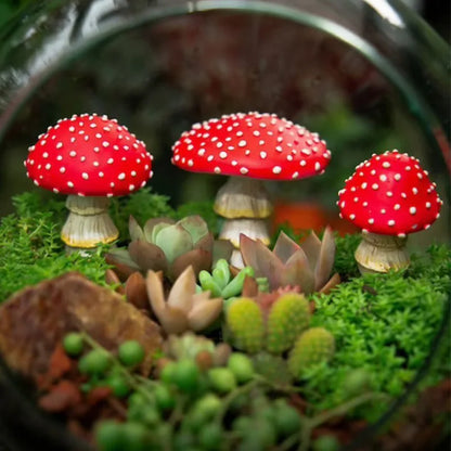 Mini Glow In The Dark Fairy Mushroom