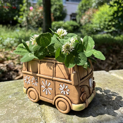 Vintage Hippie Van Planter