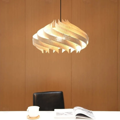 Crescent Swirl Pendant Light