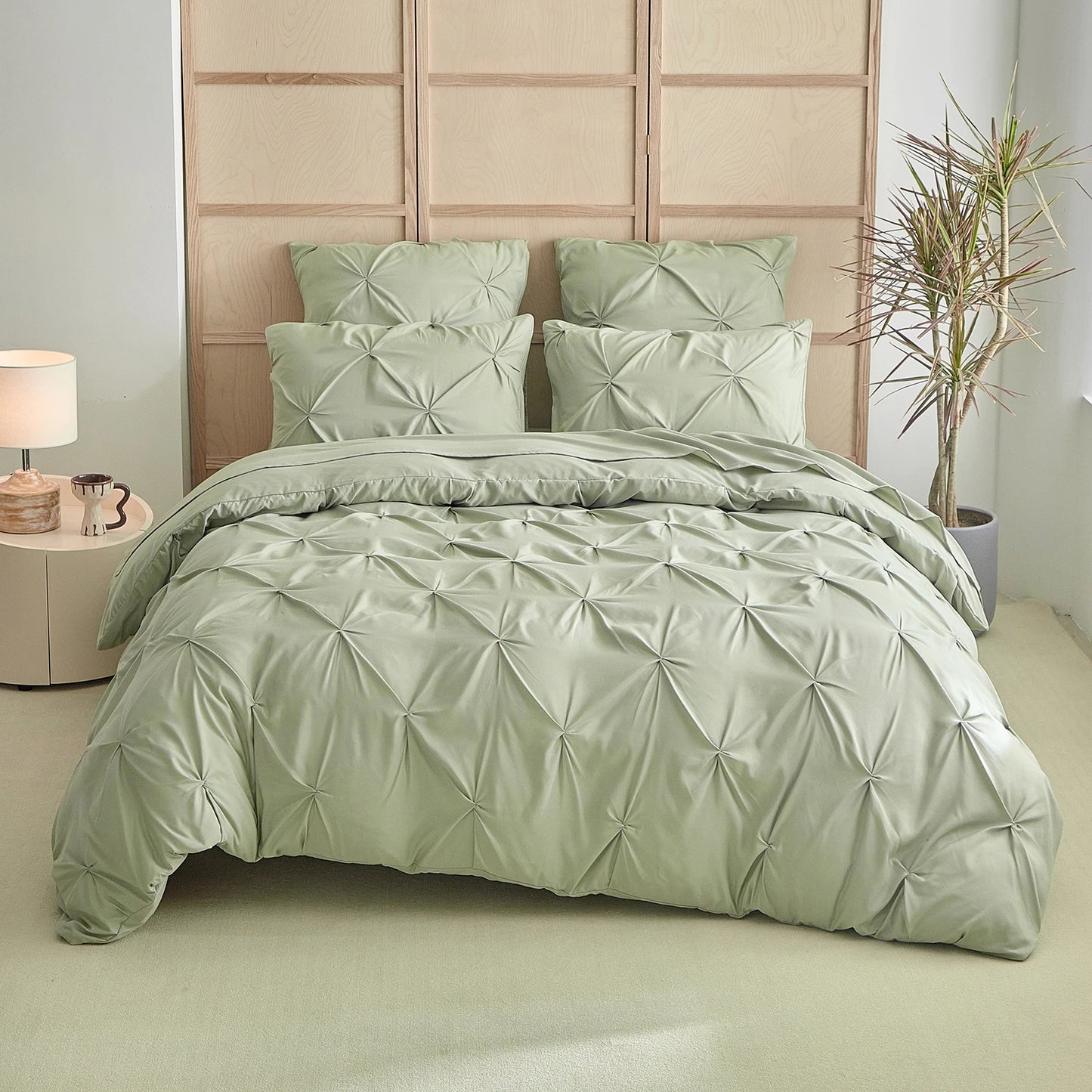 Athena Lux Pinch Pleat Comforter Set