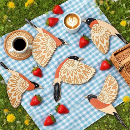 Spirit Birds of Harmony Wall Art (5pcs)