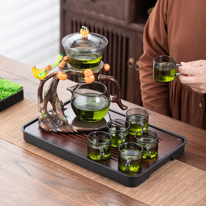 AmberBranch™ Teapot Pour Ritual Set
