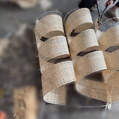 Moonflow Bamboo Weave Pendant Light