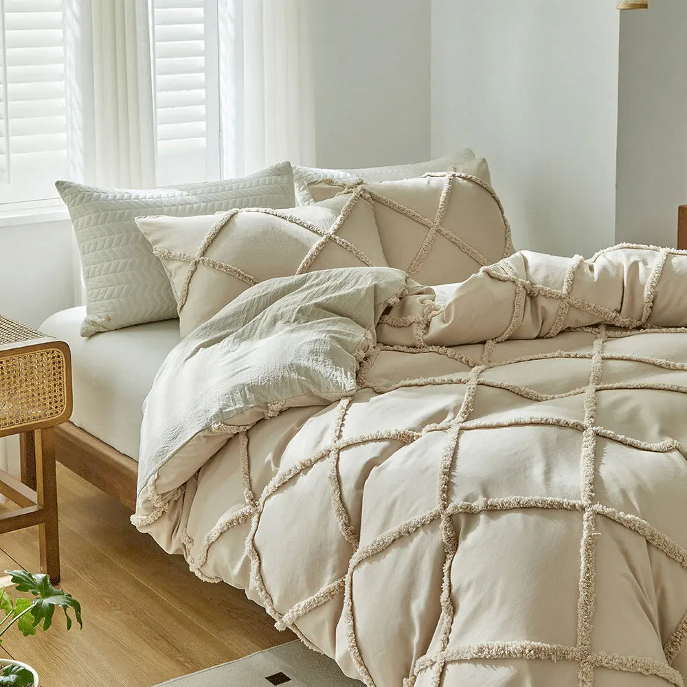 Boho Lattice Dream Bedding Set