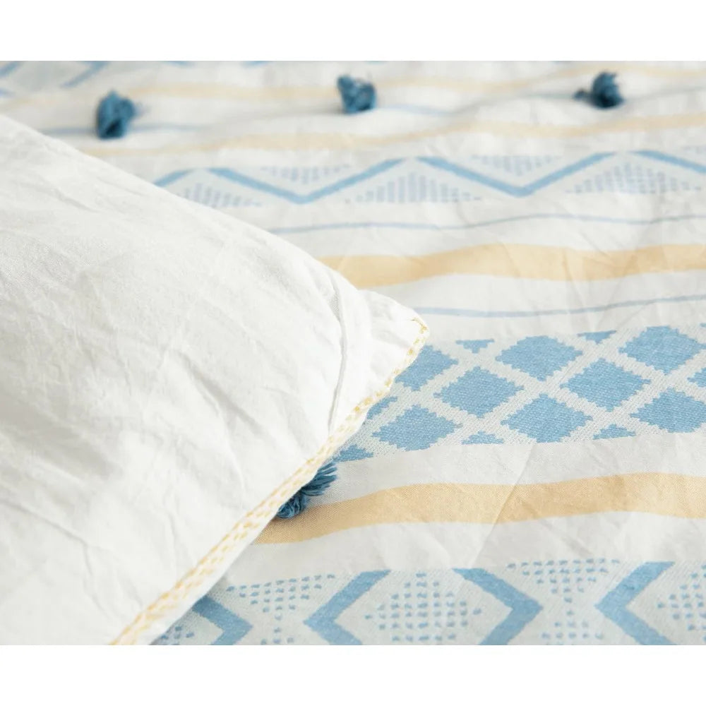 Boho Horizon 3-Piece Duvet Cover Set