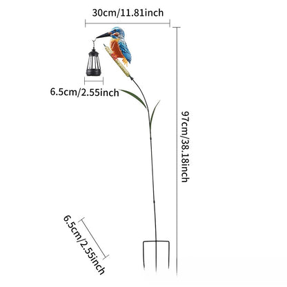 AviGlow Kingfisher Garden Light