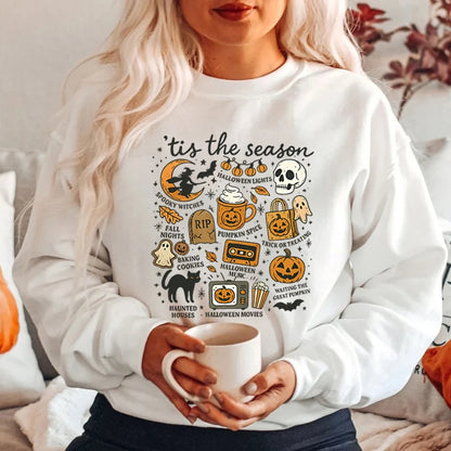 Tis The Season Retro Halloween Sweatshirt