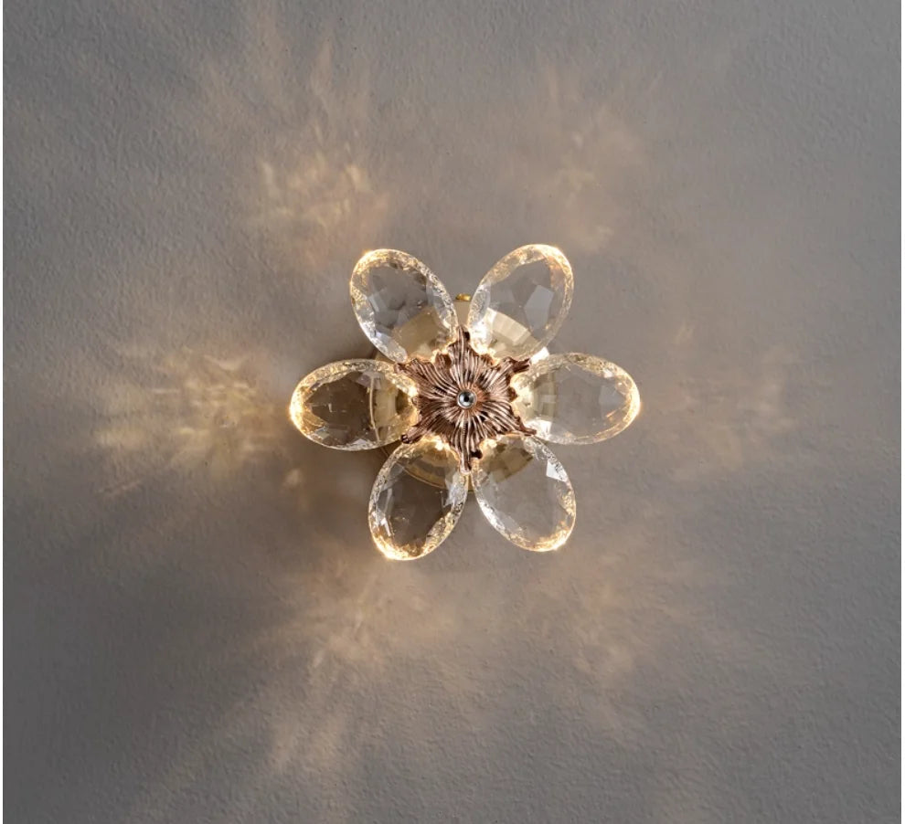 LumiBloom Crystal Wall Lamp