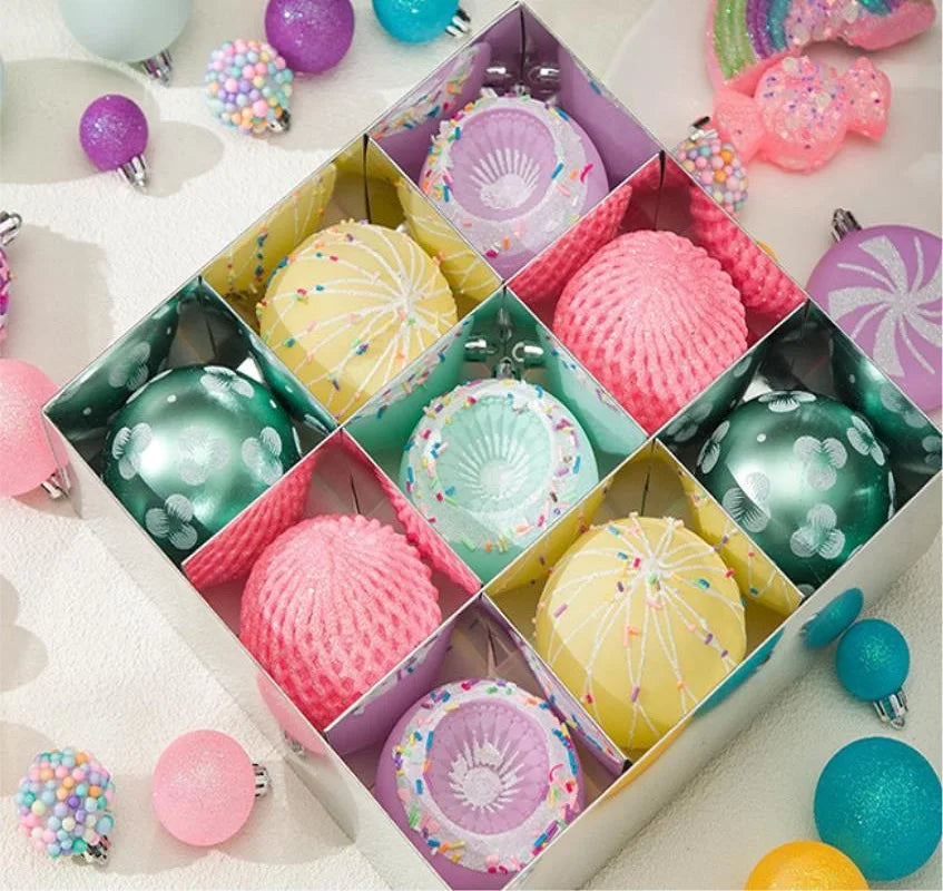 Pastel Dream Christmas Ornaments