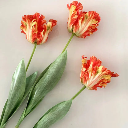 Artificial Parrot Tulip Branch Flower