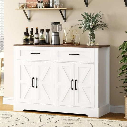 Havenridge Farmhouse Kitchen Storage Sideboard