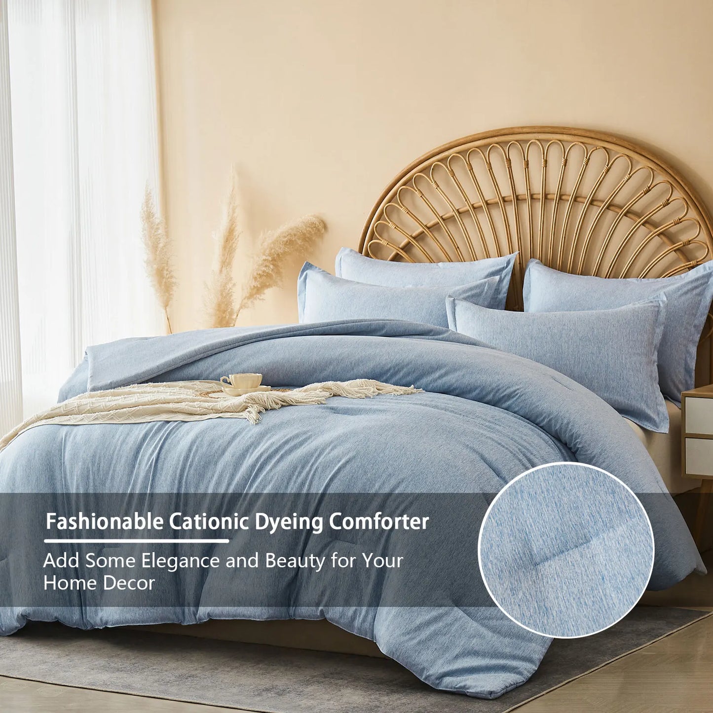 SereneSky Cationic Comforter Set