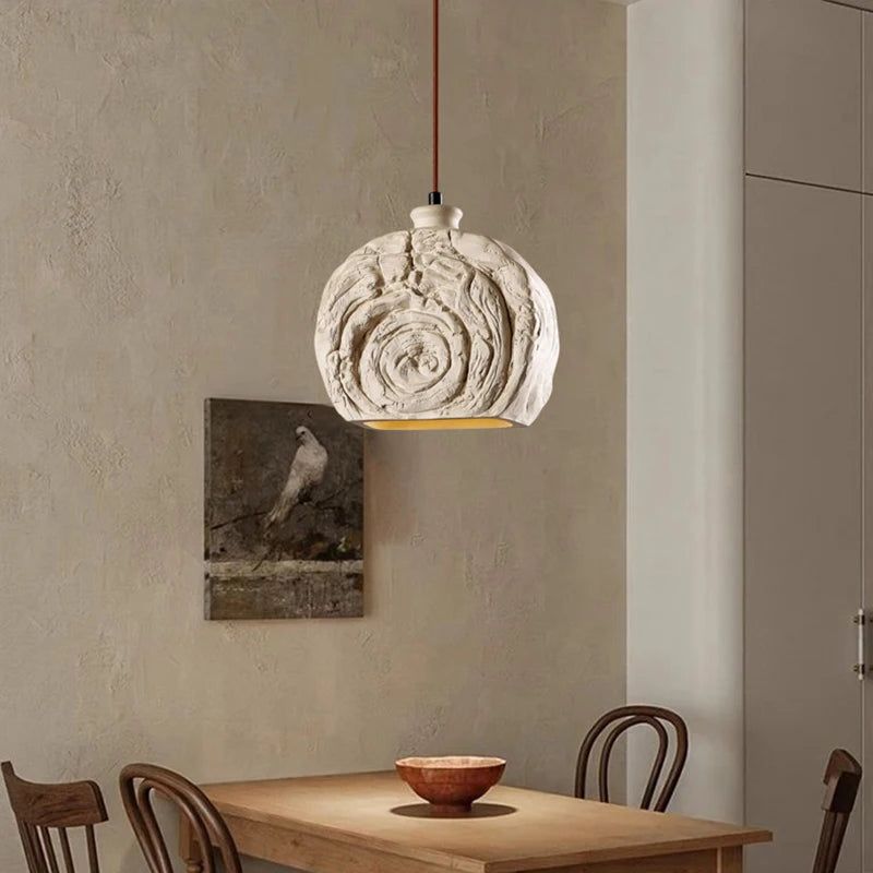 Industrial Round Shell Shape Pendant Light