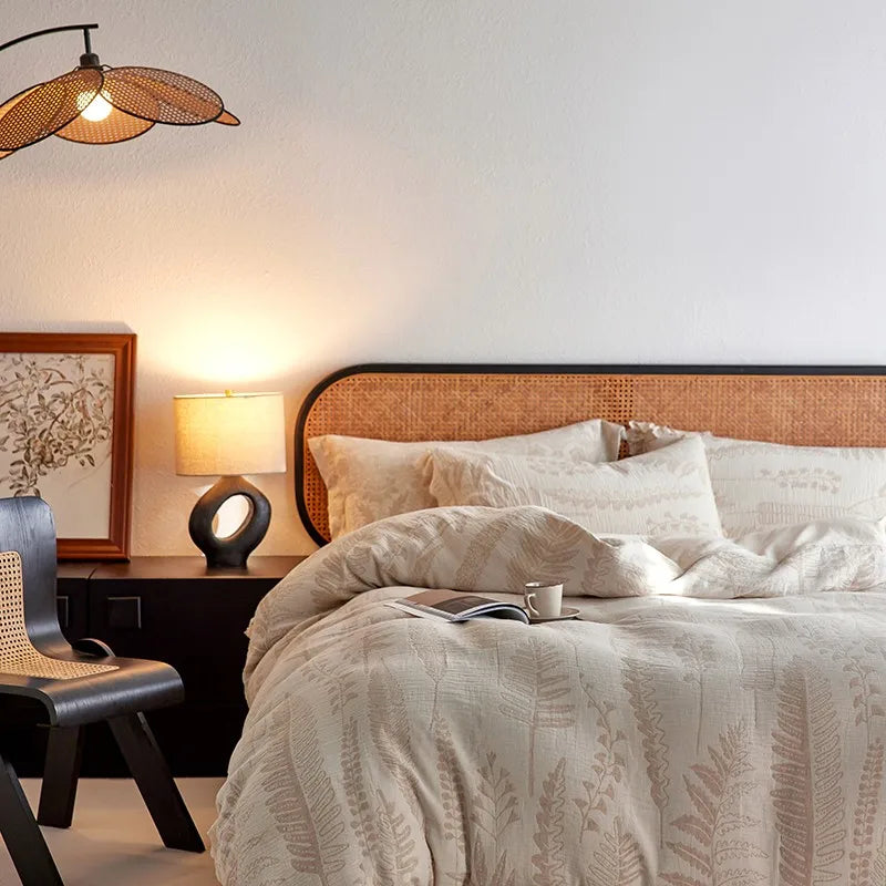 Whisper Fern Jacquard Duvet Set