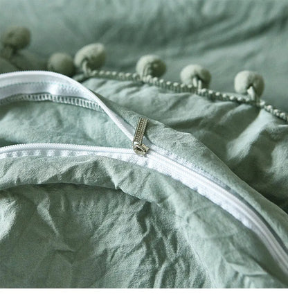 Pom-Pom Cloudscape Duvet Set