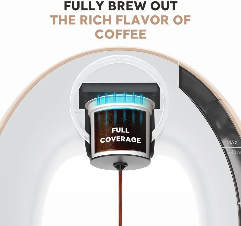 Mini Q 2-in-1 Single Serve Coffee Machine