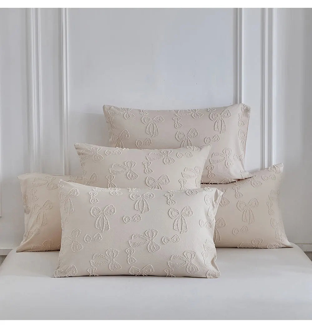 Blush Ribbon Whisper Duvet Set