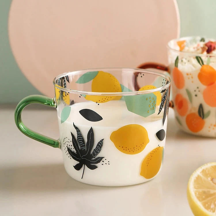 Fruit Orchard Harmony Glass Mug