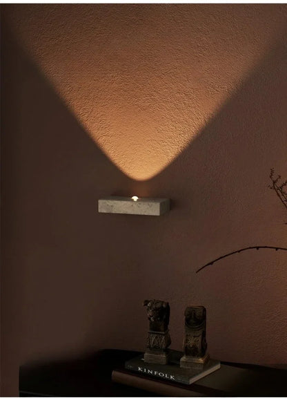 Linea Travertine Wall Sconce