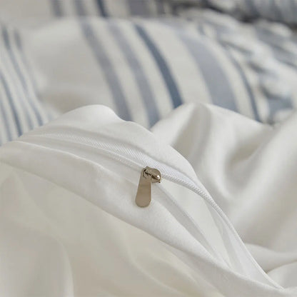 WanderWeave Pom-Stripe Bedding Set