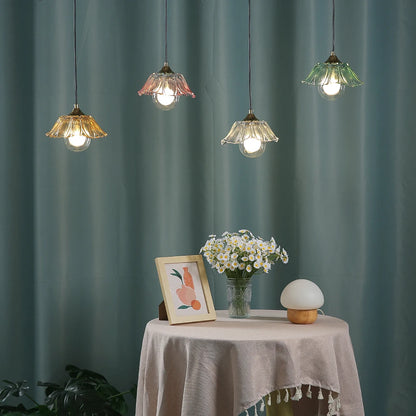 Petaluxe Glass Bloom Pendant Light