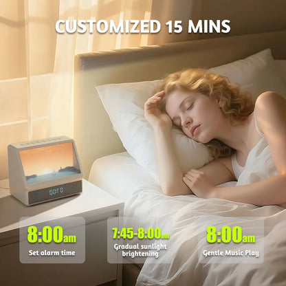 MorningGlow Smart Alarm Lamp