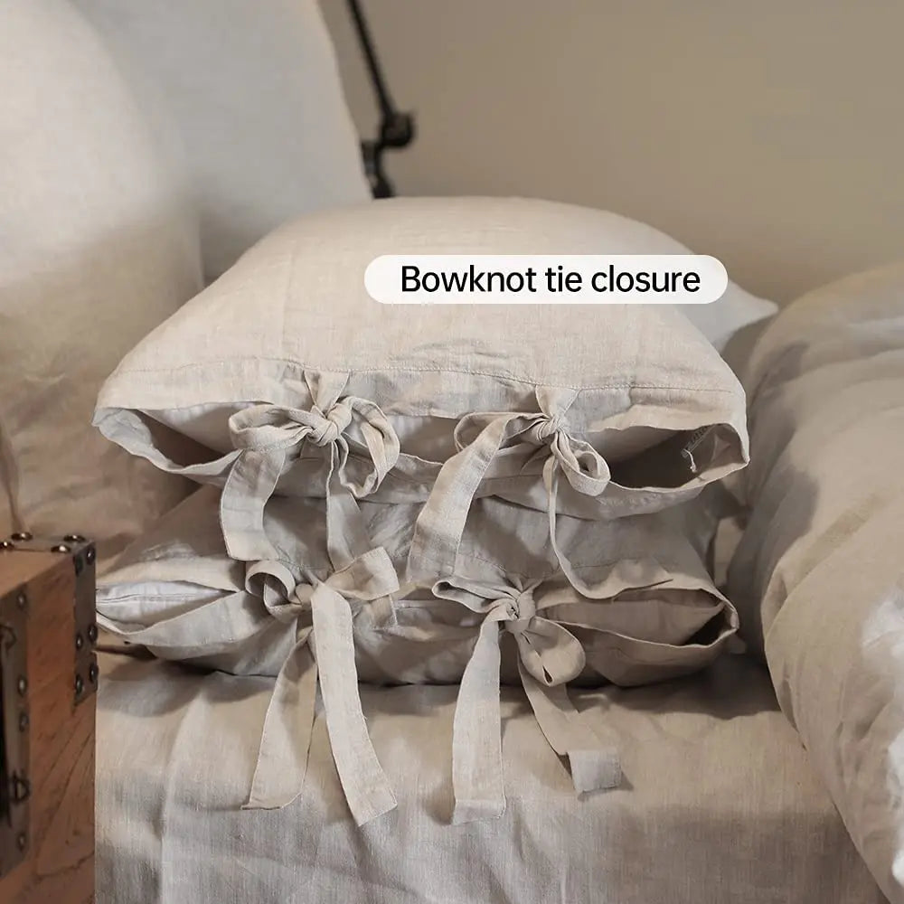 AURELIA Pure French Linen Duvet Cover Set